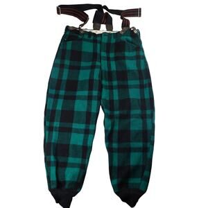 True Vintage Malone Wool Lumberjack Trousers